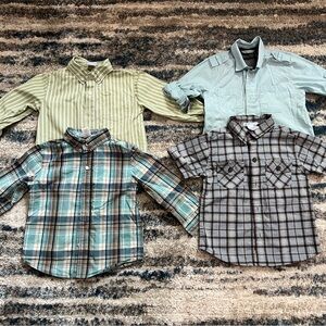 2t Boys Button Down Shirts Bundle Lot